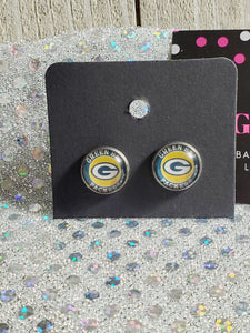 774 Packers Inspired Stud Earrings