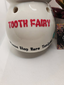 Unicorn Pink and Teal Tooth Fairy Jar