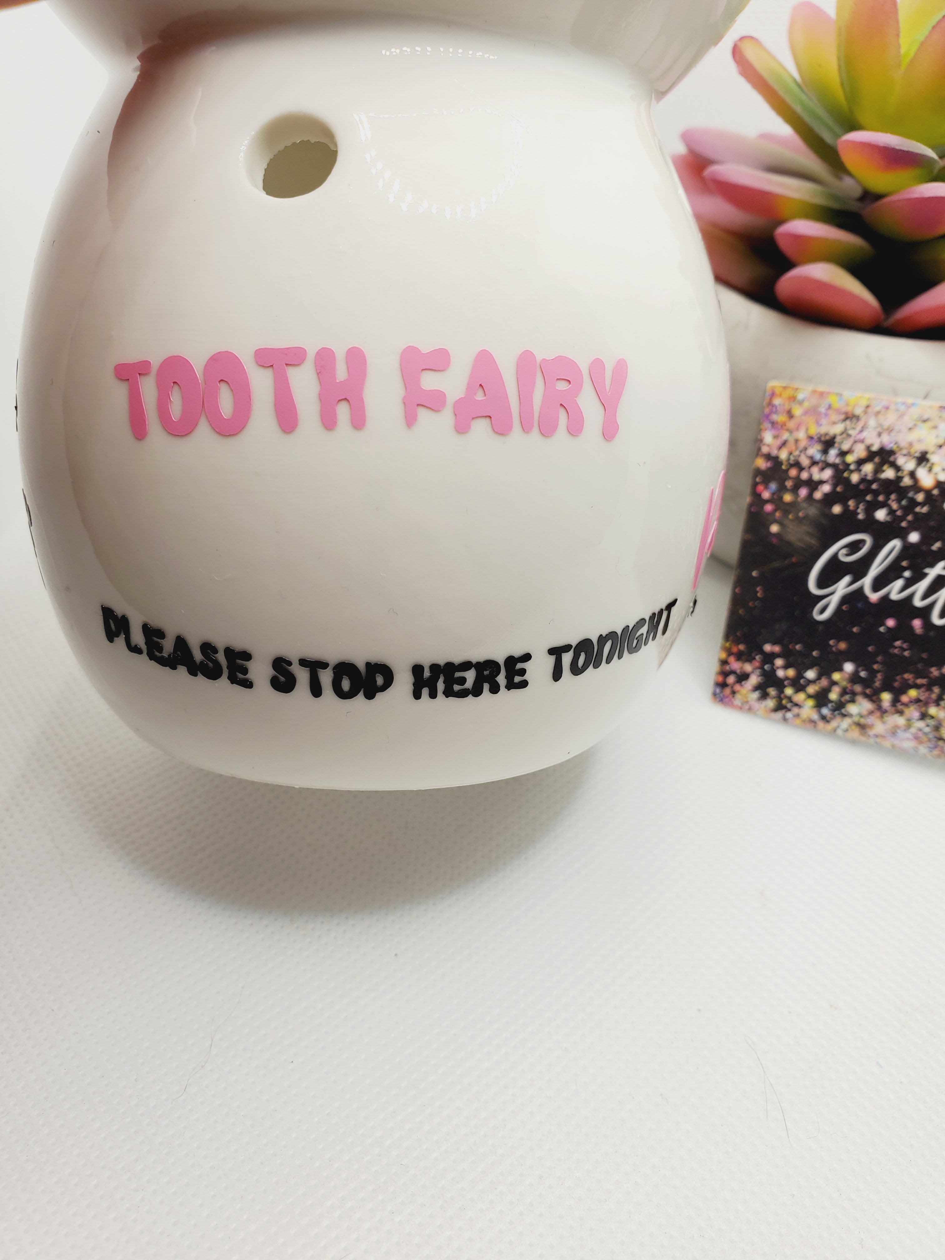 Little Princess Pink and Purple Tooth Fairy Jars