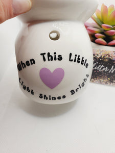 Little Princess Pink and Purple Tooth Fairy Jars