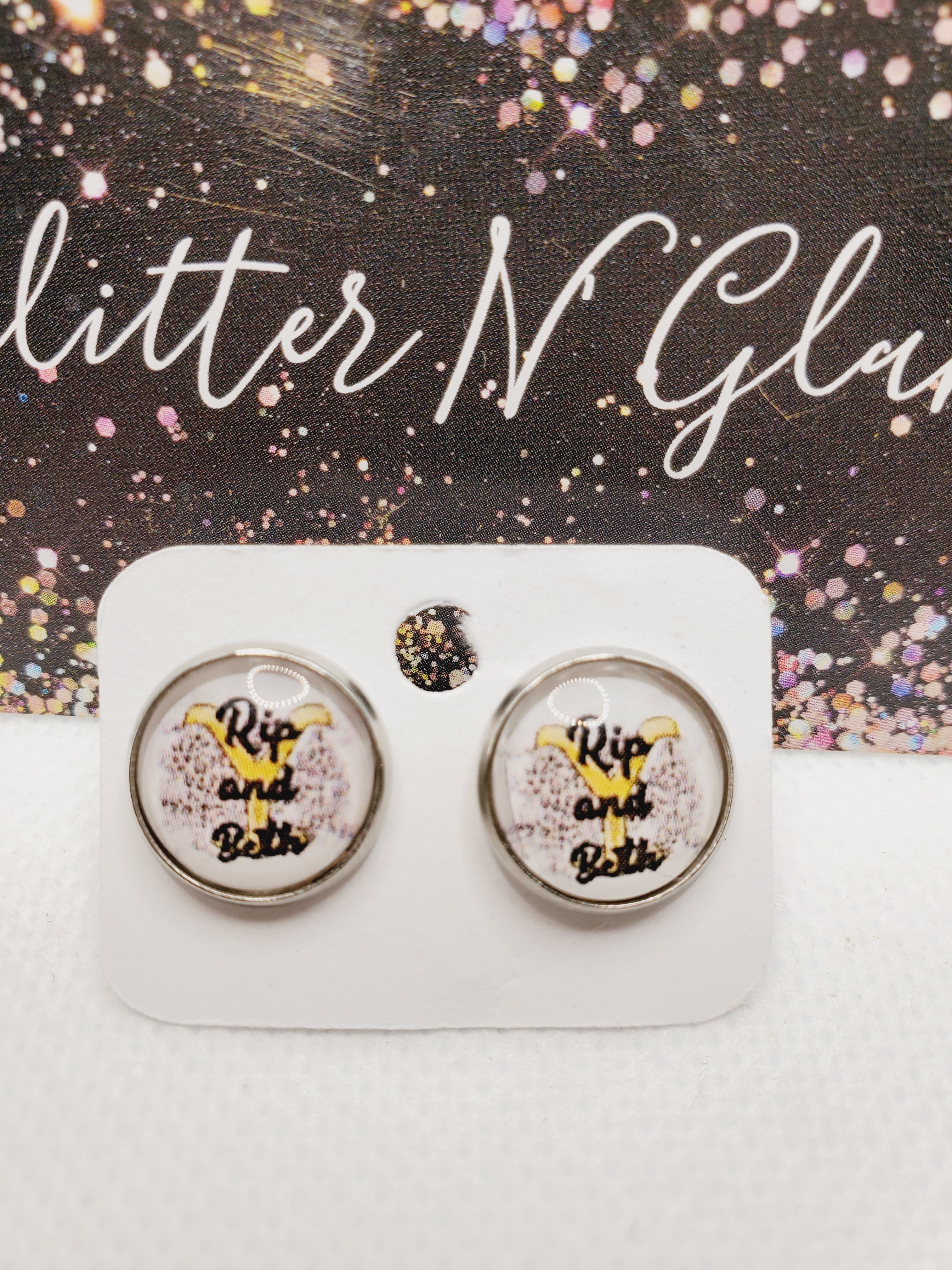 1147 Yellowstone Rip and Beth Stud Earrings