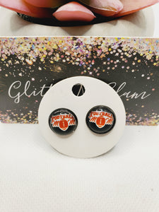 1396 Football Mom Stud Earrings